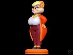 Patricia Bunny - Le spectacle des Looney Tunes Modèles 3D en vedette