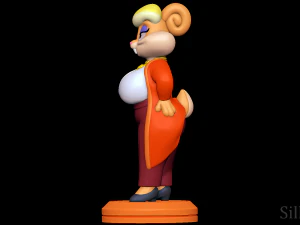 Patricia Bunny - Le spectacle des Looney Tunes Modèles 3D en vedette