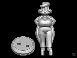 Patricia Bunny - Le spectacle des Looney Tunes Modèles 3D en vedette