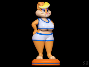 スペース・ジャム・パトリシア・バニー - ルーニー・テューンズ 3Dプリントモデル