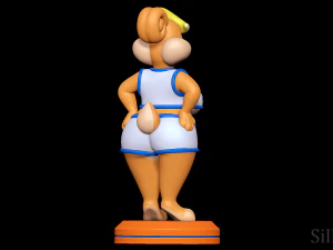 スペース・ジャム・パトリシア・バニー - ルーニー・テューンズ 3Dプリントモデル