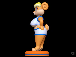 スペース・ジャム・パトリシア・バニー - ルーニー・テューンズ 3Dプリントモデル