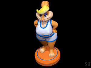 Space Jam Patricia Bunny - Looney Tunes Modèles 3D en vedette