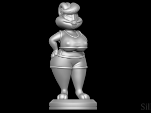 Space Jam Patricia Bunny - Looney Tunes Modèles 3D en vedette
