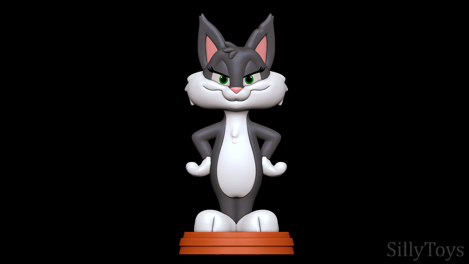 Rita - Animaniacs 3D Print Model .c4d .max .obj .3ds .fbx .stl .blend 