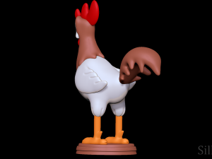 Chicken Boo - Animaniacs 3D Baskı Modeli