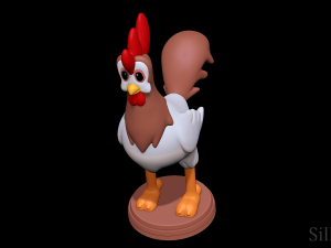Chicken Boo - Animaniacs 3D Baskı Modeli