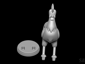Chicken Boo - Animaniacs 3D Baskı Modeli