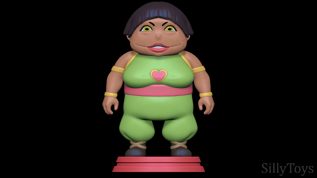 Phryne Jamil - DanMachi 3D Print Model .c4d .max .obj .3ds .fbx .stl .blend 