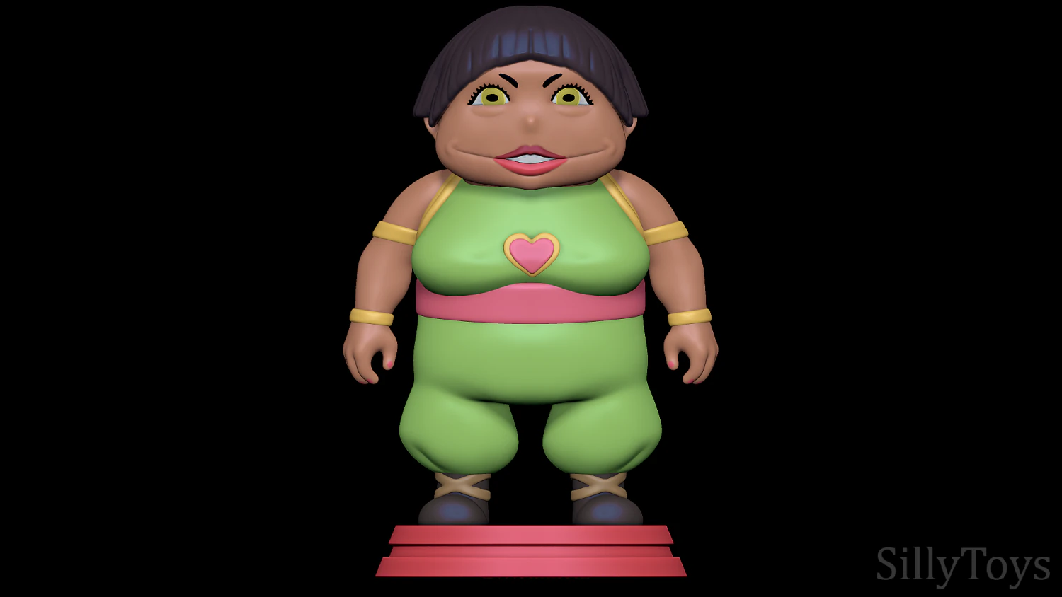 Phryne Jamil - DanMachi 3D Print Model .c4d .max .obj .3ds .fbx .stl .blend 