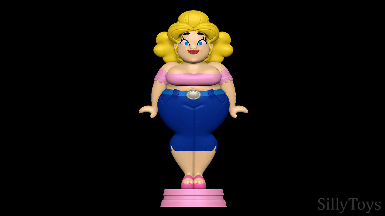 Sugar - Total Drama 3D Print Model .c4d .max .obj .3ds .fbx .stl .blend