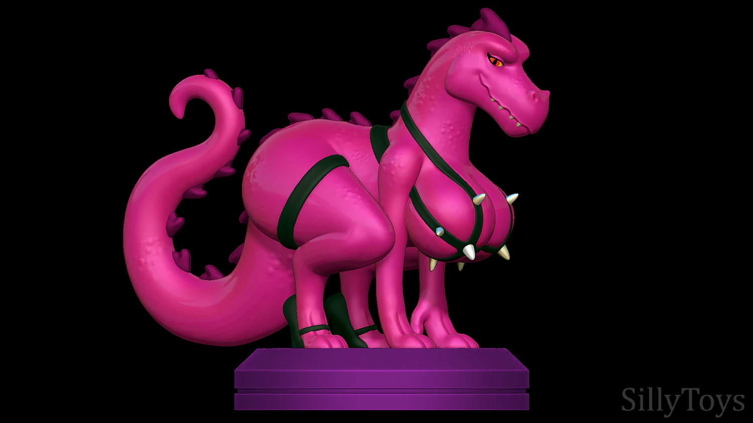 Interstellar Demon Stripper - Rick and Morty 3D Print Model .c4d .max .obj .3ds .fbx .stl .blend