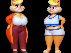 Patricia Bunny Two outfits - The Looney Tunes Show Modelo de impresión 3D