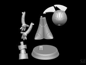 Jennifer Wakeman - My Life as a Teenage Robot 3Dプリントモデル