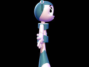 Jennifer Wakeman - My Life as a Teenage Robot 3Dプリントモデル