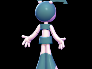 Jennifer Wakeman - My Life as a Teenage Robot 3Dプリントモデル