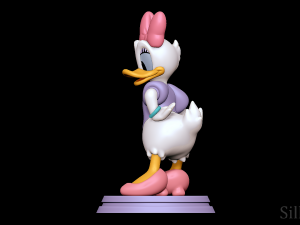 Daisy Duck 3D Print Model