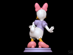 Daisy Duck 3D Print Model