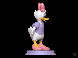 Daisy Duck 3D Print Model