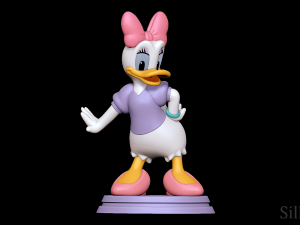 Daisy Duck 3D Print Model