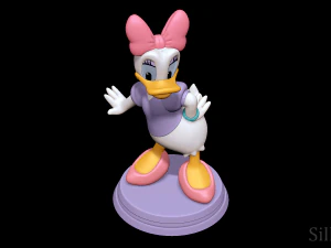 Daisy Duck 3D Druckmodell