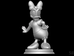 Daisy Duck 3D Druckmodell