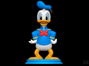 Donald Duck 3D 프린트 모델