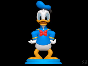 Donald Canard Modèles 3D en vedette