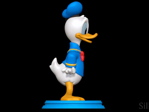 Donald Bebek Model Cetak 3D