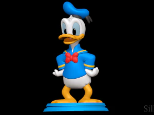 Donald Bebek Model Cetak 3D