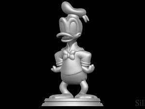 Donald Bebek Model Cetak 3D