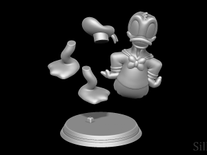 Donald Duck 3D Принт Модель