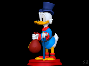 Scrooge McDuck Model Cetak 3D