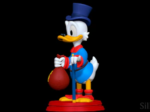 Scrooge McDuck 3D Print Model