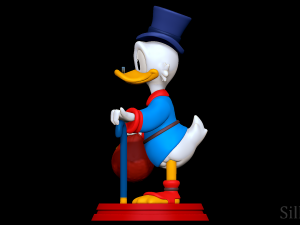 Scrooge McDuck Model Cetak 3D