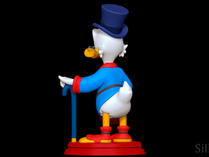 Scrooge McDuck Model Cetak 3D