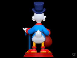 Scrooge McDuck 3D Print Model