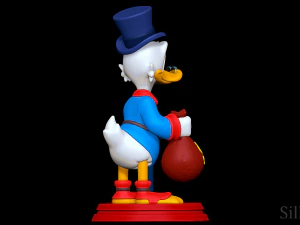 Scrooge McDuck 3D Print Model