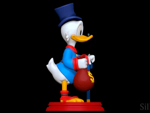 Scrooge McDuck 3D Print Model