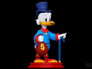 Scrooge McDuck Model Cetak 3D