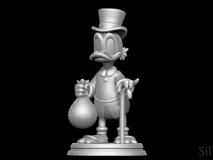 Scrooge McDuck 3D Print Model