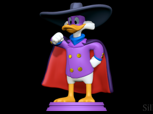 Drake Mallard - Darkwing Duck 3D-Druckmodell