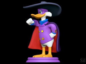 Drake Mallard - Darkwing Duck 3D-Druckmodell