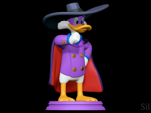Drake Mallard - Darkwing Duck 3D-Druckmodell
