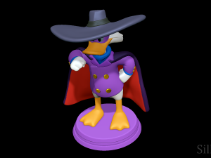 Drake Mallard - Darkwing Duck 3D-Druckmodell
