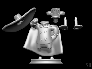 Drake Mallard - Darkwing Duck 3D-Druckmodell
