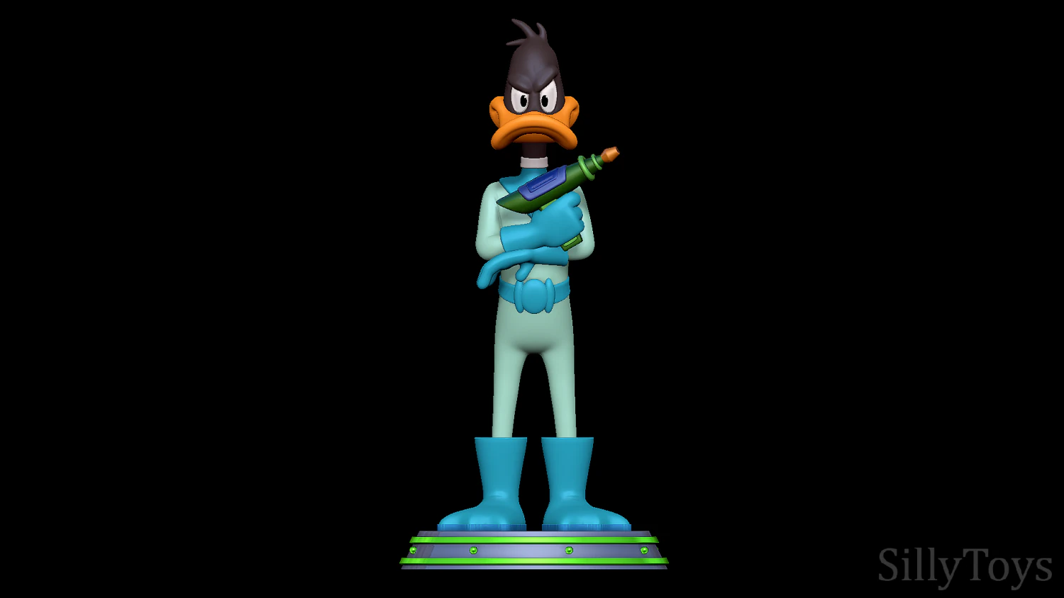 Daffy Duck - Duck Dodgers 3D Print Model .c4d .max .obj .3ds .fbx .stl .blend 
