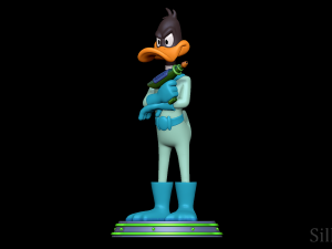 Daffy Duck - Duck Dodgers Modèles 3D en vedette