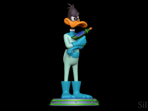 Daffy Duck - Duck Dodgers Modèles 3D en vedette
