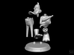 Daffy Duck - Duck Dodgers Modèles 3D en vedette